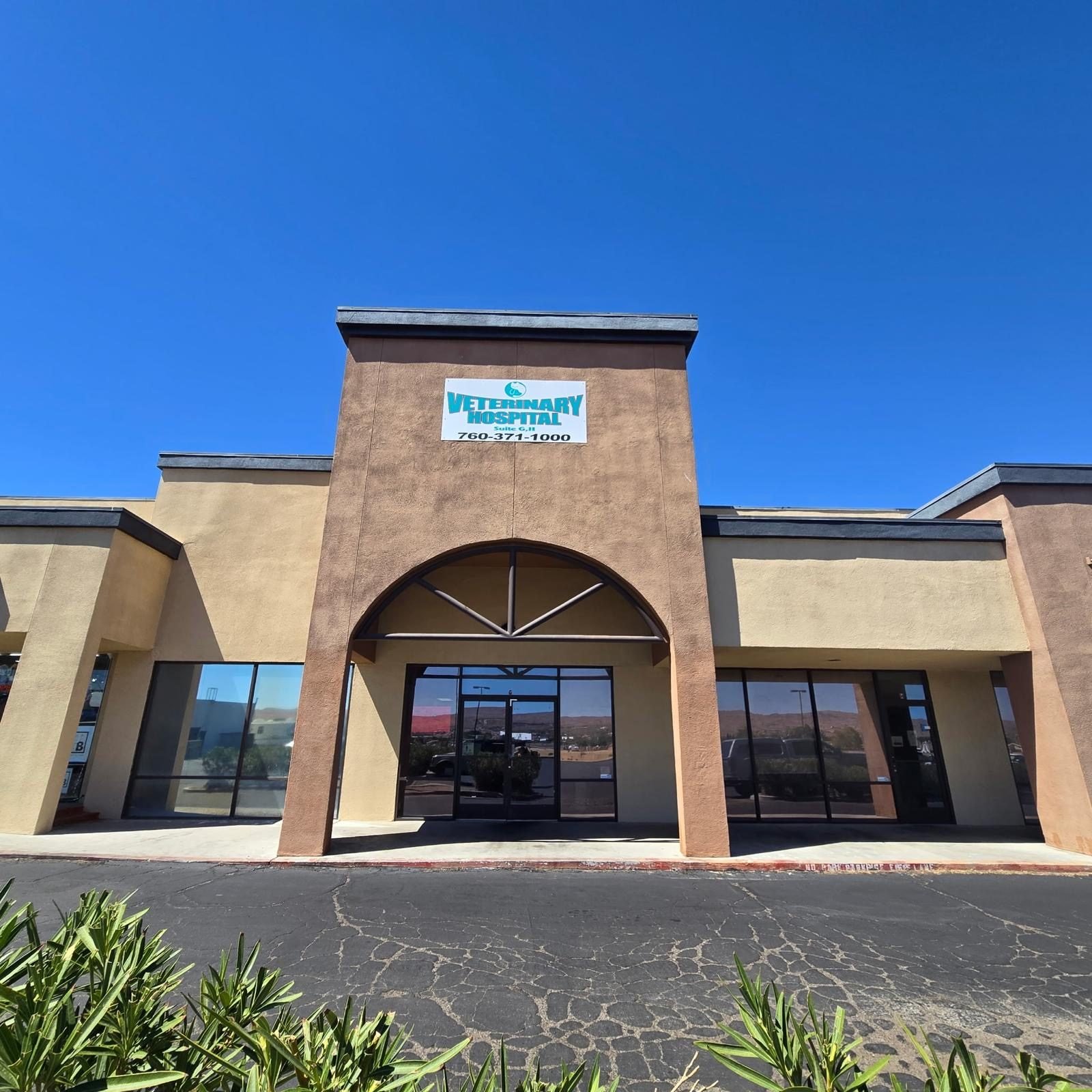 The Ridgecrest clinic building seen from the parking lot
