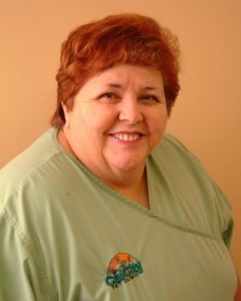 Susan, longtime receptionist at Cal City Pet Clinic